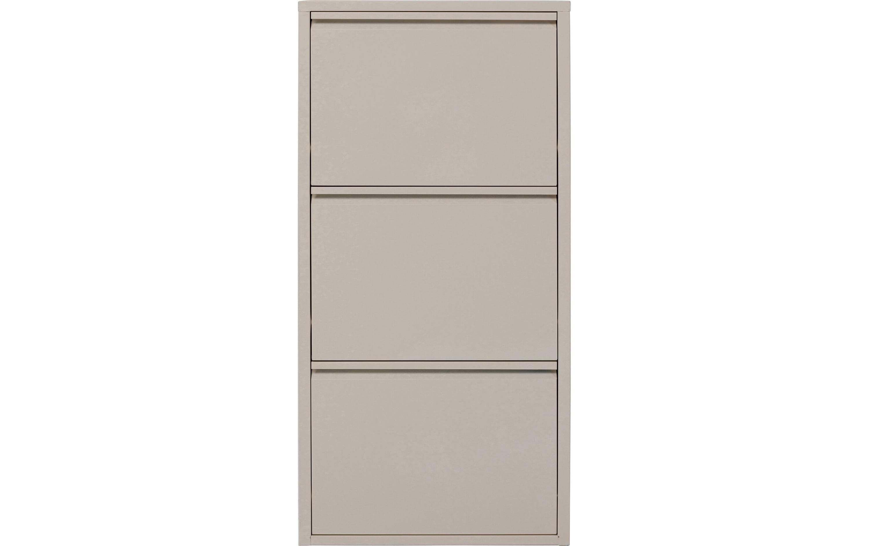 Kare Schuhschrank Caruso 3er Creme
