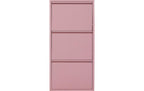 Kare Schuhschrank Caruso 3er Rosa