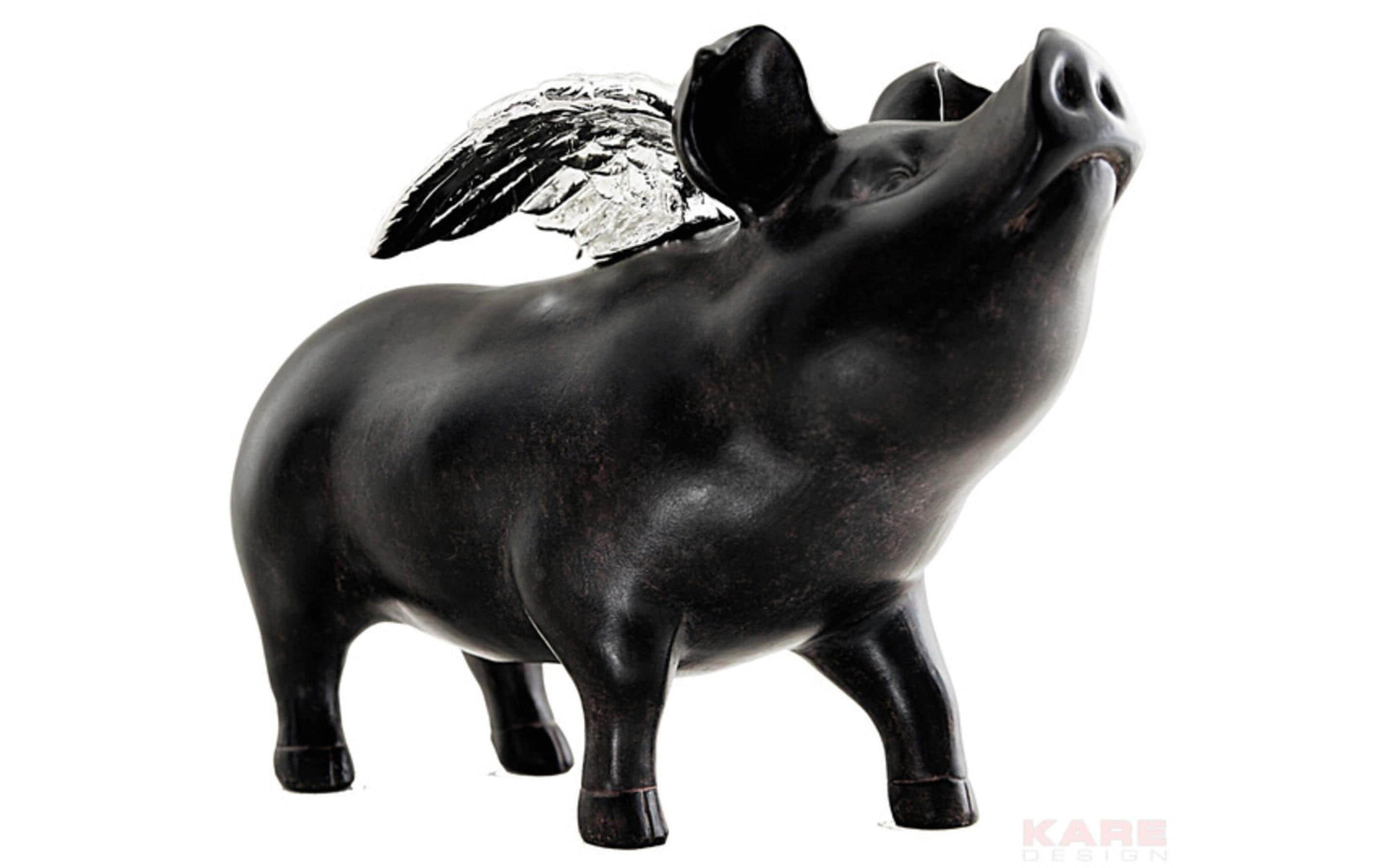 Kare Spardose Rockstar Pig Ohne Motiv