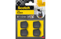 Stuhlbeingleiter Ø 22 mm Schwarz 4er Pack Scotch