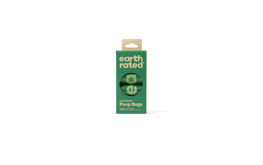 Earth Rated Hundekotbeutel 8 Nachfüllrollen, 120 Stück, ohne Duft