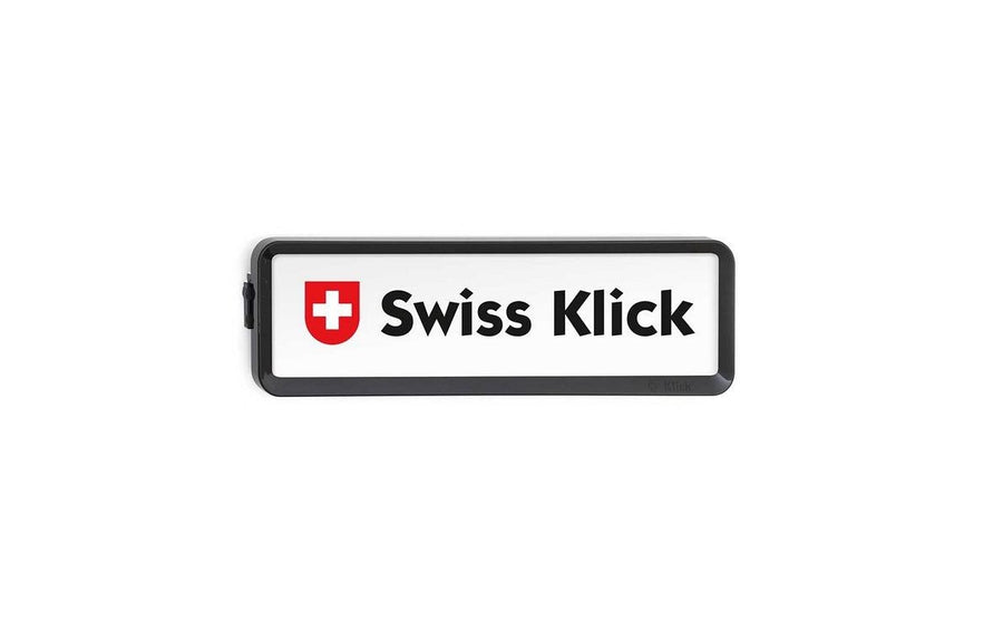 Swiss Klick Kennzeichenhalter Langformat