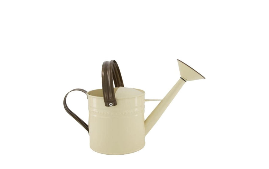 CHALET Giesskanne Amali 25 cm, Braun/Weiss