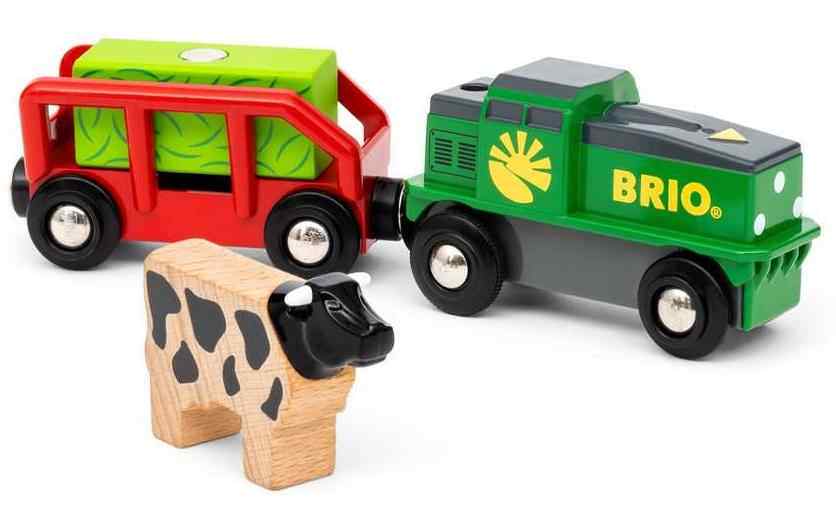 BRIO Farm Battery Train
