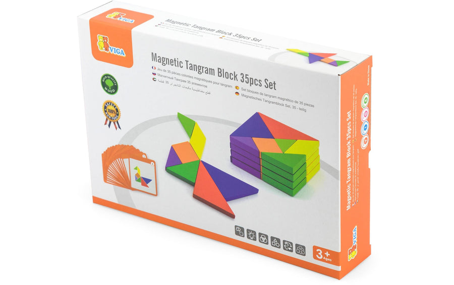 Viga Bauklötze Magnetic Tangram