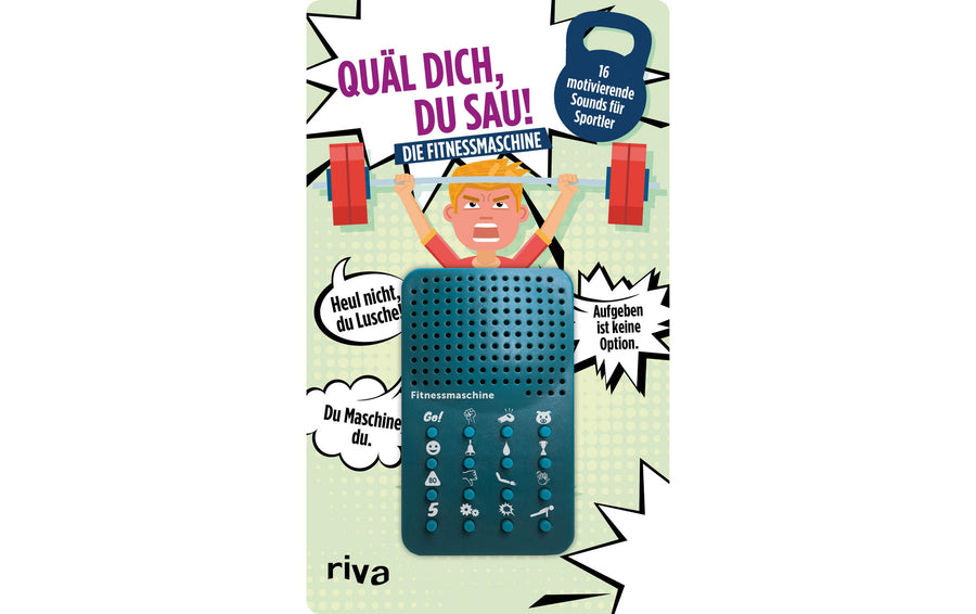 Literatur diverse Scherzartikel Quäl dich, du Sau – Die Fitnessmaschine