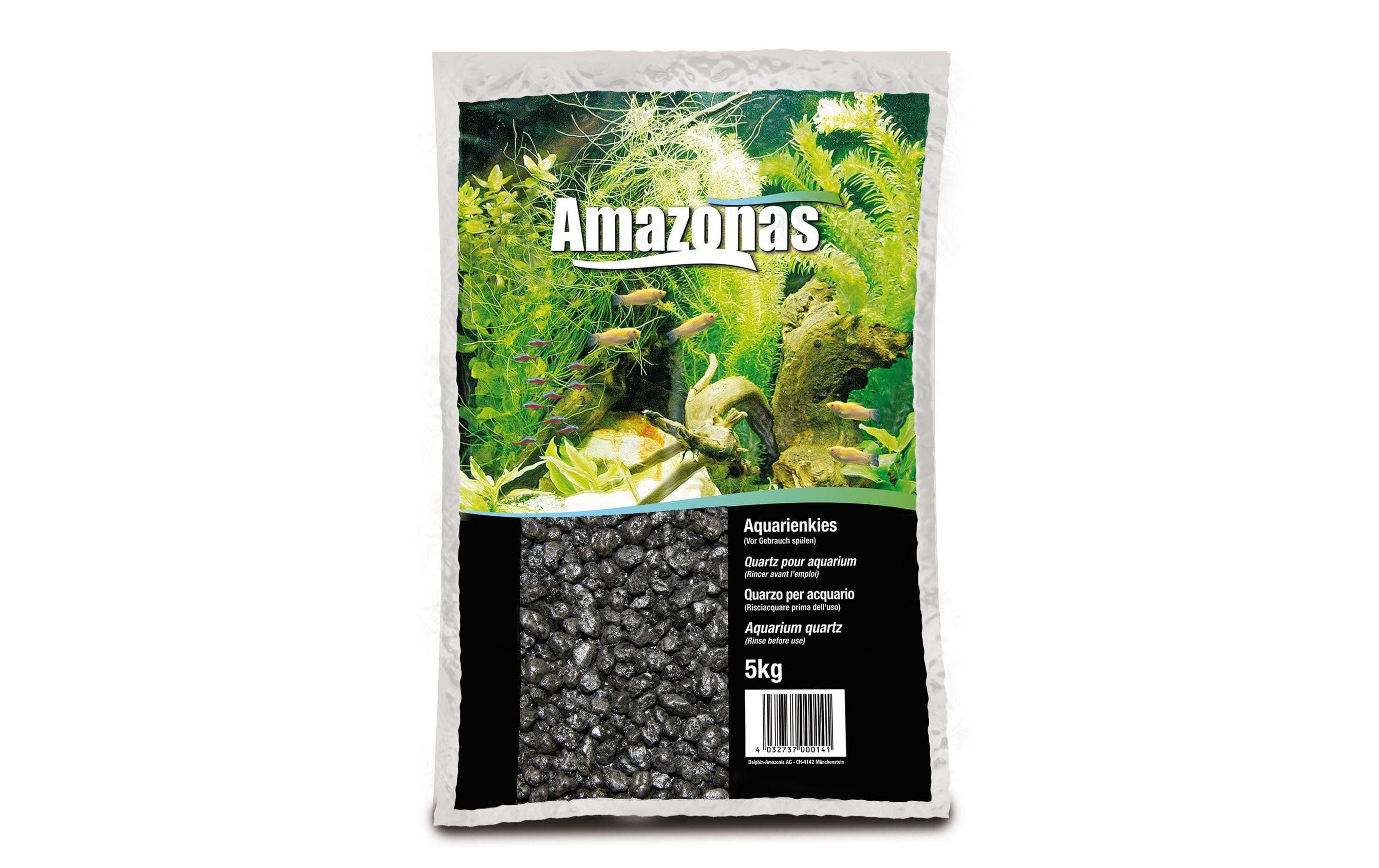 AMAZONAS Bodengrund Aquarienkies 2-3 mm, 5 kg