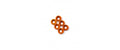 Hobbytech M3 Orange Countersunk Washer