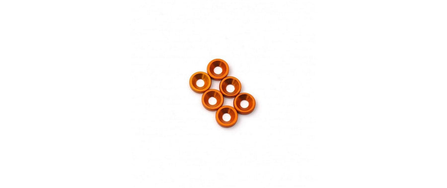Hobbytech M3 Orange Countersunk Washer
