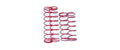 Hobbytech 1 / 8 Big bore spring HARD red Front and rear