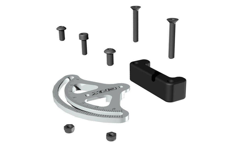 Hobbytech CRX 2 speed box adjustable servo horn in aluminium