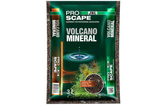 JBL ProScape Volcano Mineral Aquarienbodengrund, dunkelbraunes Vulkangranulat im 3-l-Beutel