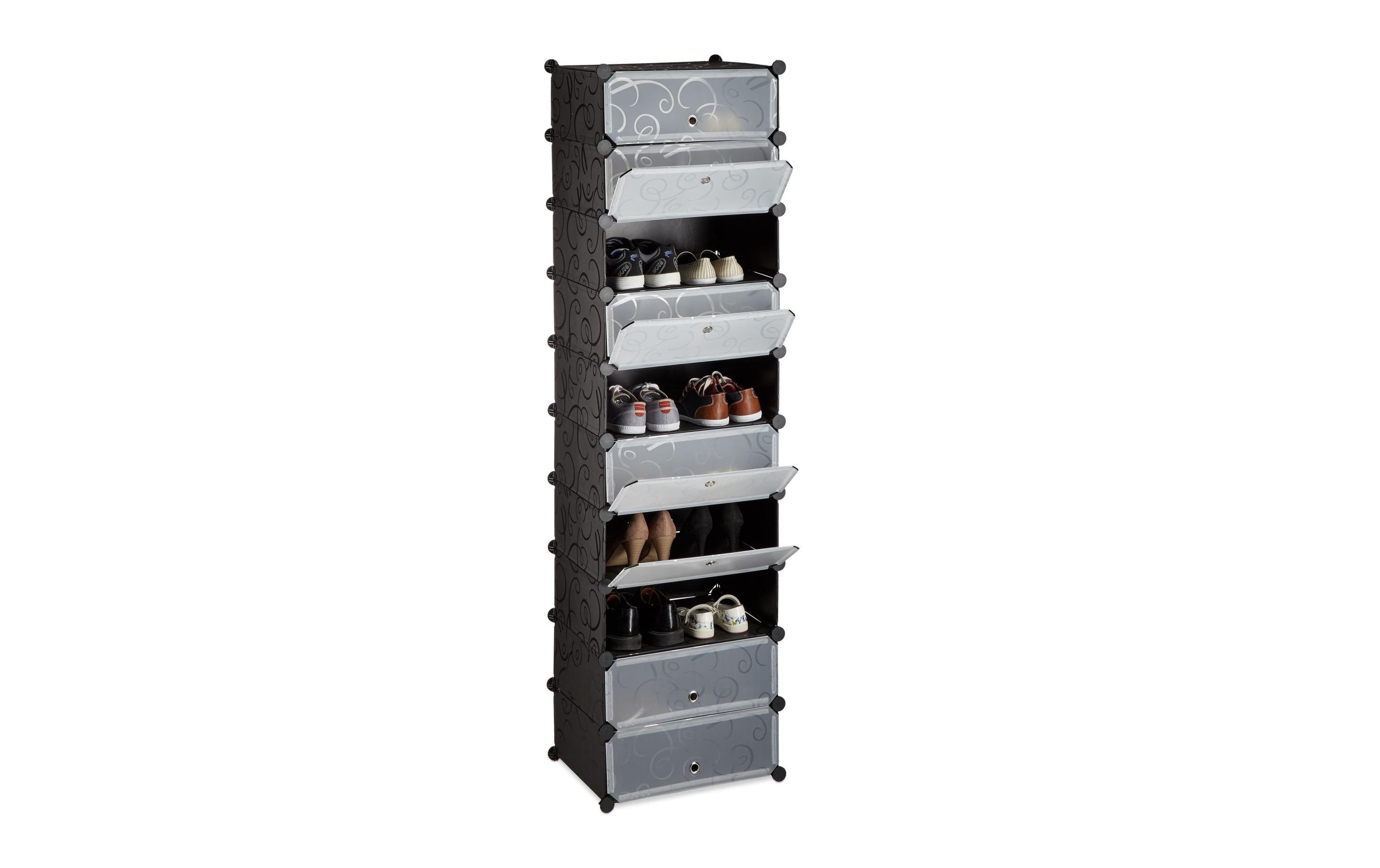 relaxdays Schuhschrank mit 10 Ebenen