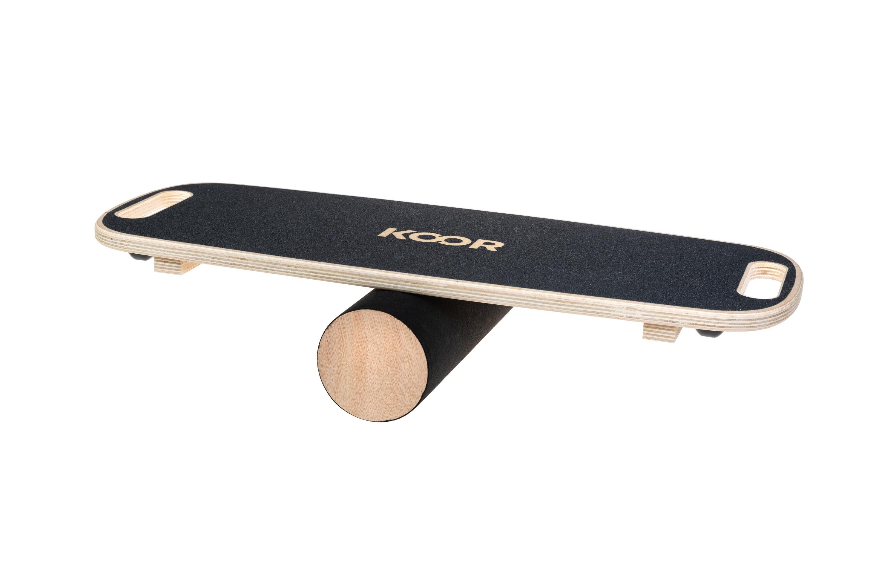 KOOR Balance Board Multifunktional 1 bis 3, 73.5x28cm, Rolle Birche