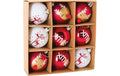 Dekomat Christbaumkugeln, Rot-Weiss