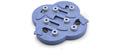 Nina Ottosson Strategie-Spiel Hide N Slide, Composite, 33 cm, Blau