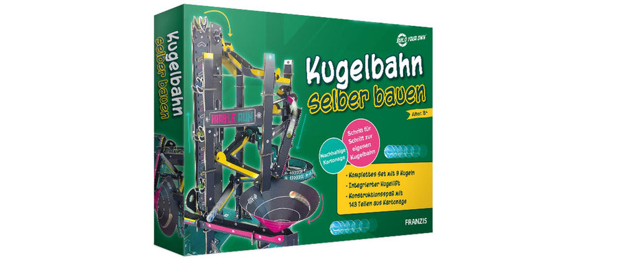 Franzis Experimentierkasten Kugelbahn selber bauen 143-teilig, DE