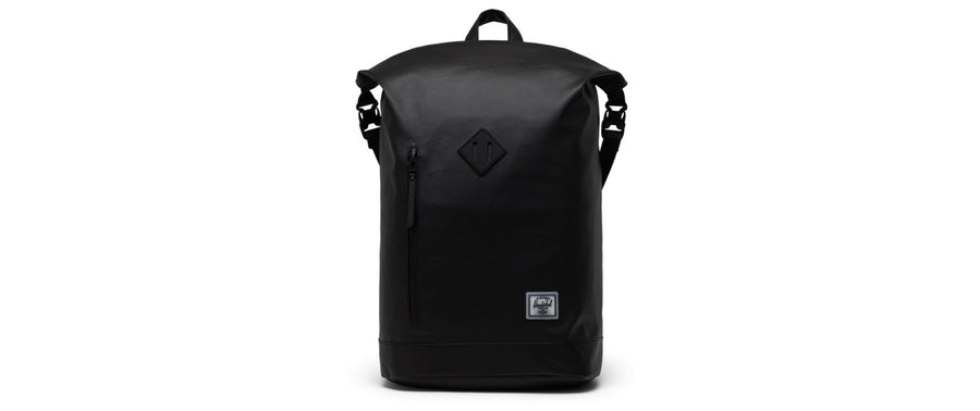 Herschel Rucksack Roll Top Schwarz, 22.5 l