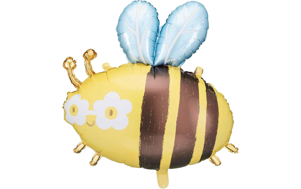 Partydeco Folienballon Hummel 63.5 x 72 cm, Gelb
