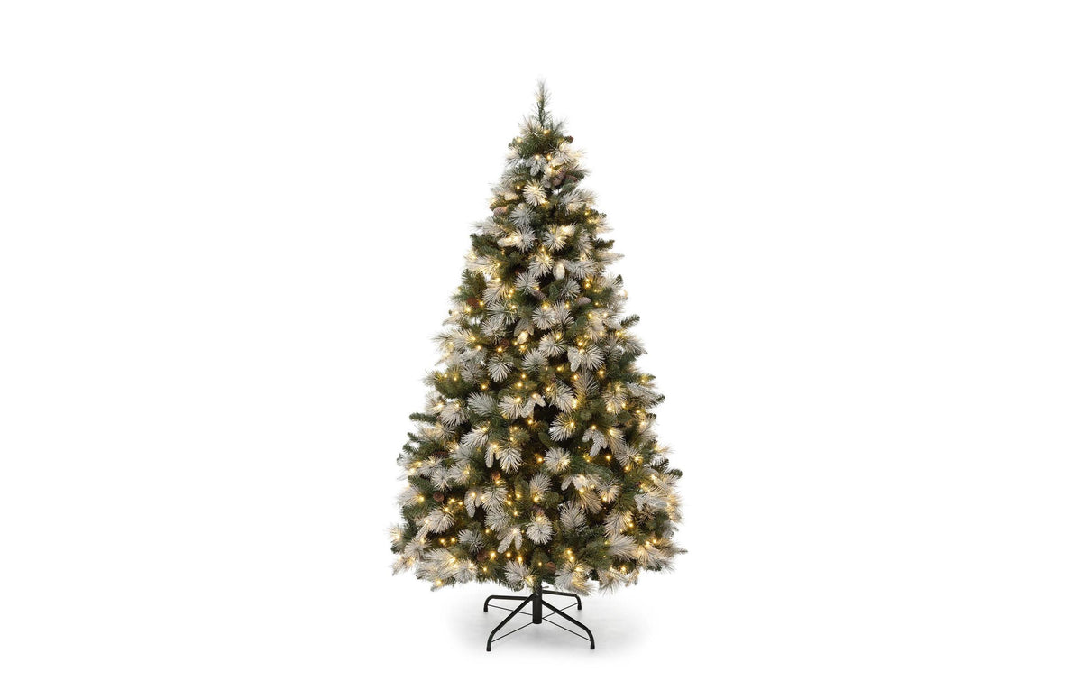 STT Weihnachtsbaum Frosted, 600 LEDs, 220 cm, Grün