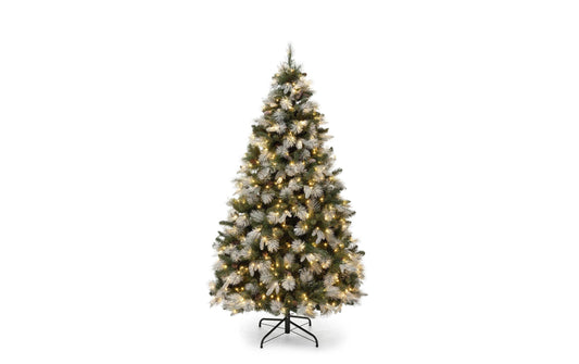STT Weihnachtsbaum Frosted, 600 LEDs, 220 cm, Grün