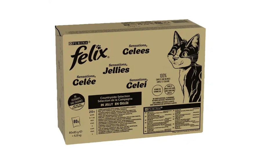 Felix Sensations Gelee Countryside mix 80x85g