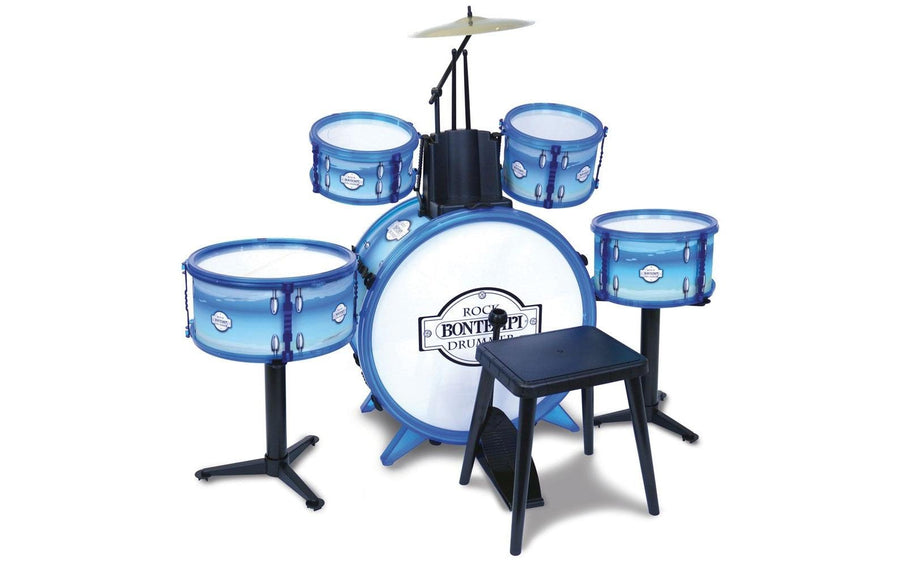 Bontempi Musikinstrument Schlagzeug blau