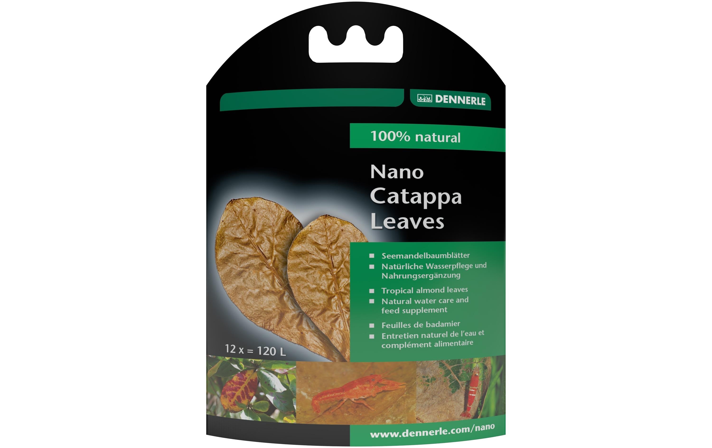 Dennerle Wasserpflege Nano Catappa Leaves, 12 x = 1200 l