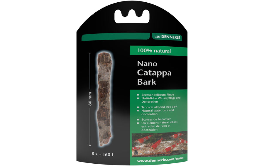 Dennerle Wasseraufbereiter Nano-Catappa-Rinden, 8 x = 160 l