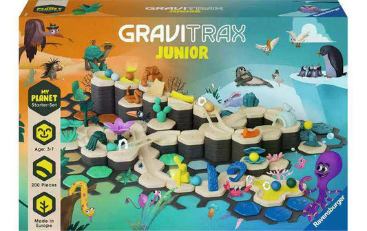 Ravensburger Kugelbahn GraviTrax Junior Starter-Set XXL Planet