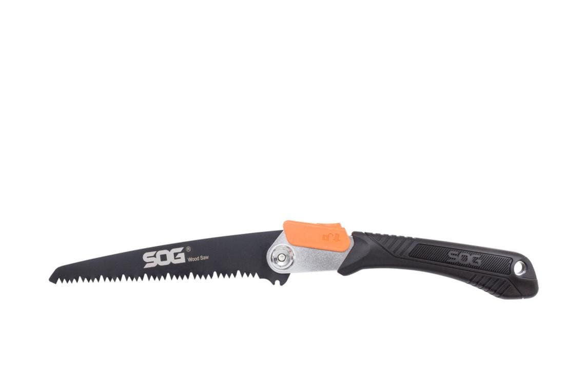 SOG faltbare Säge aus hochwertigem Stahl mit ergonomischem Griff 50 cm Sport & Freizeit > Camping > Camping Zubehör SOG