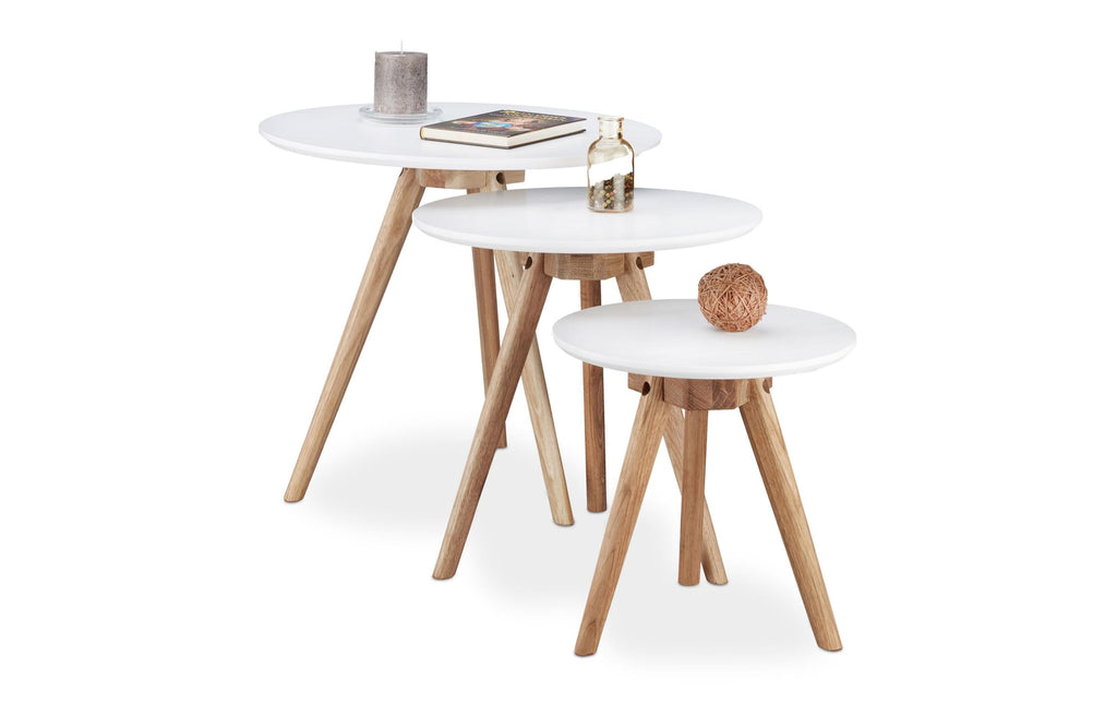 relaxdays Couchtisch 3er Set