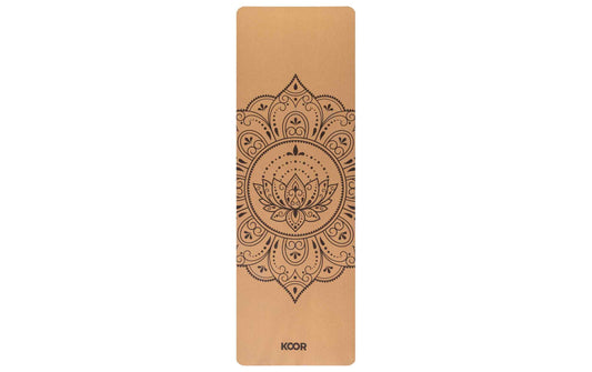 KOOR Yogamatte Kork, 183 x 61 x 0.4 cm
