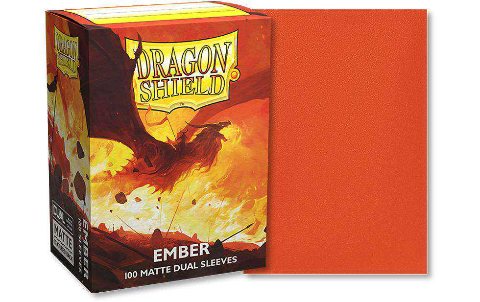 Dragon Shield Kartenhülle Dual Matte: Ember Standardgrösse Orange 100