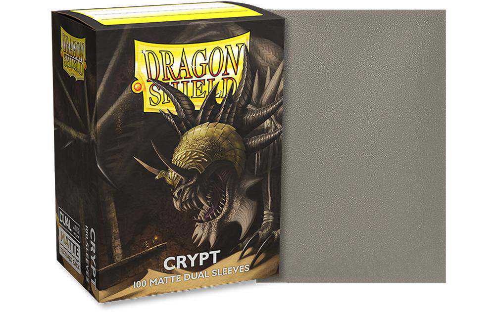Dragon Shield Kartenhülle Dual Matte: Crypt Standardgrösse Silber 100
