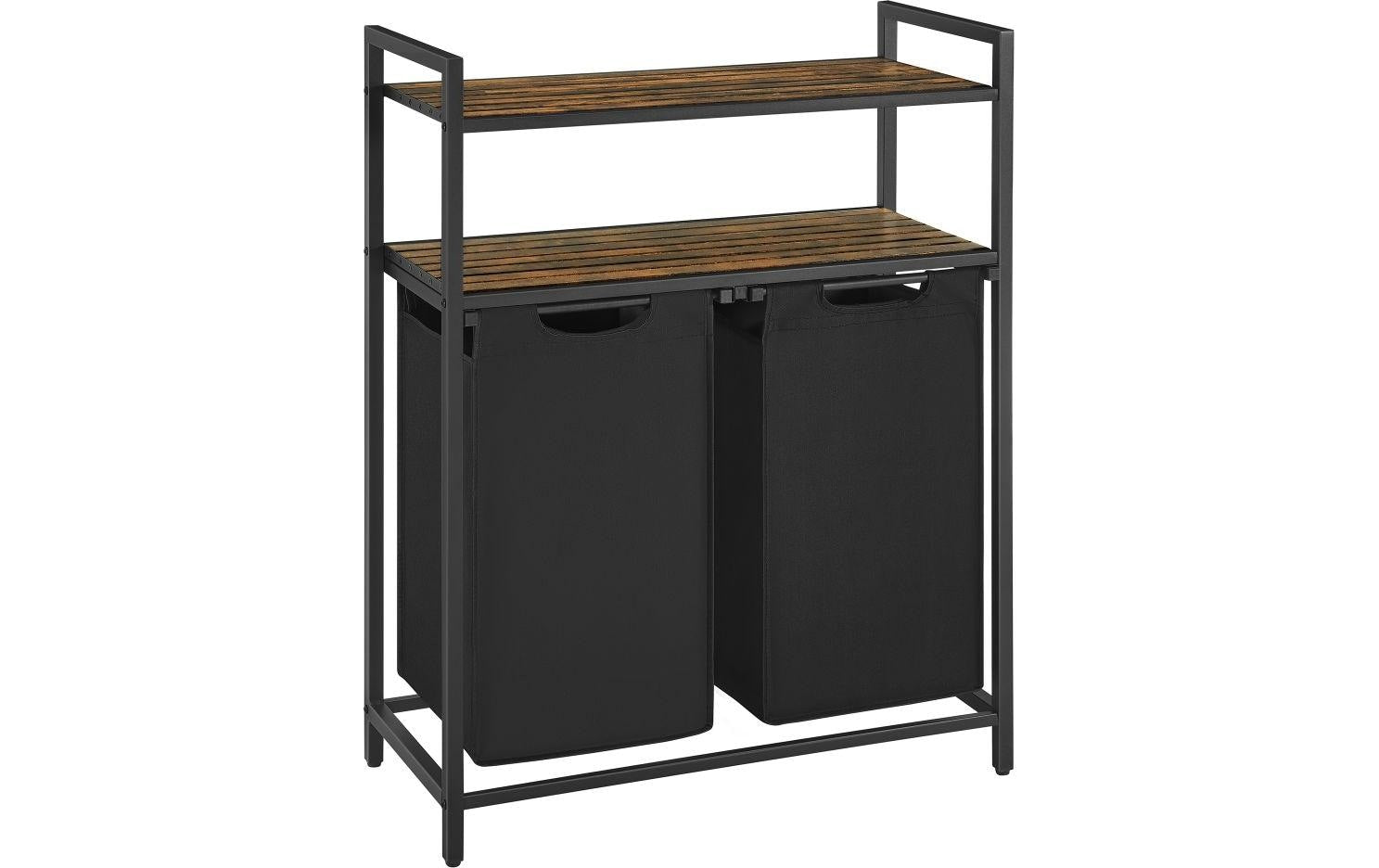 Vasagle Wäschekorb mit Ablage, 46L proKorb 73x33x91 cm (LxBxH), Traglast untersch.