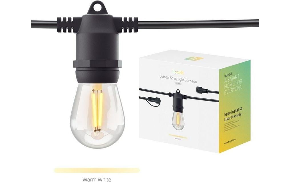 hombli Gartenleuchte String Light 5m Verlängerung