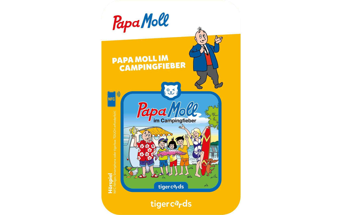 Tigermedia tigercard Papa Moll im Campingfieber