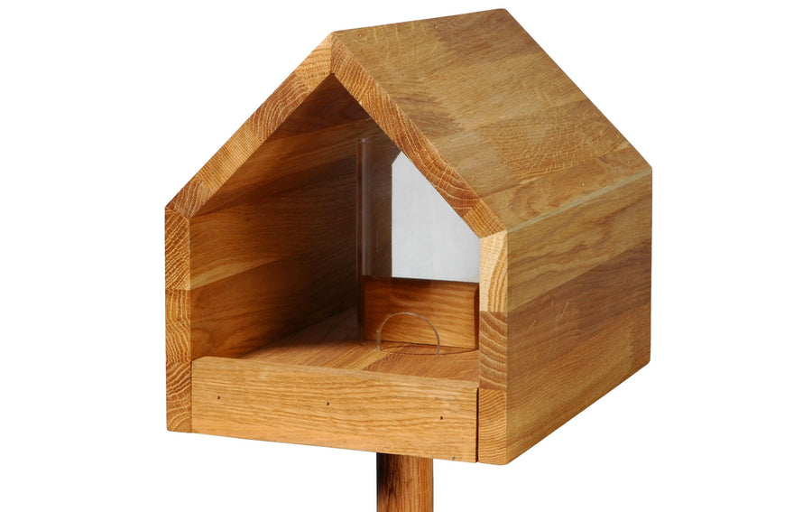 LUXUS-VOGELHAUS Vogelfutterhaus Bauhaus I, 20.5 x 28 x 23.5 cm, Holz