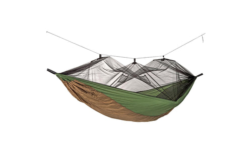 AMAZONAS Hängematte Moskito Thermo Grün - Insektennetz, Thermo-Funktion, 140 cm breit, 275 cm lang Garteneinrichtung AMAZONAS