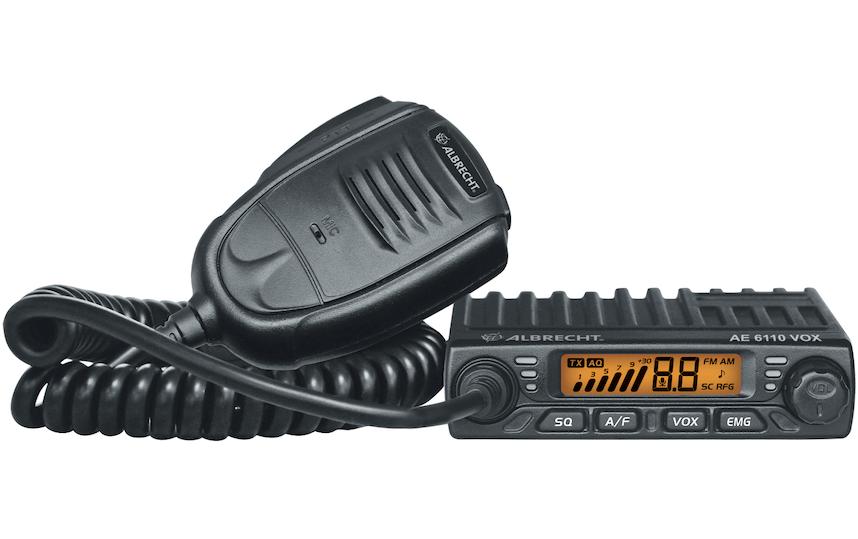 Albrecht CB Funkgerät AE 6110 VOX mit Zigarettenanzünder-Stecker