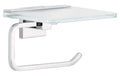 tesa Toilettenpapierhalter Deluxxe, Silber