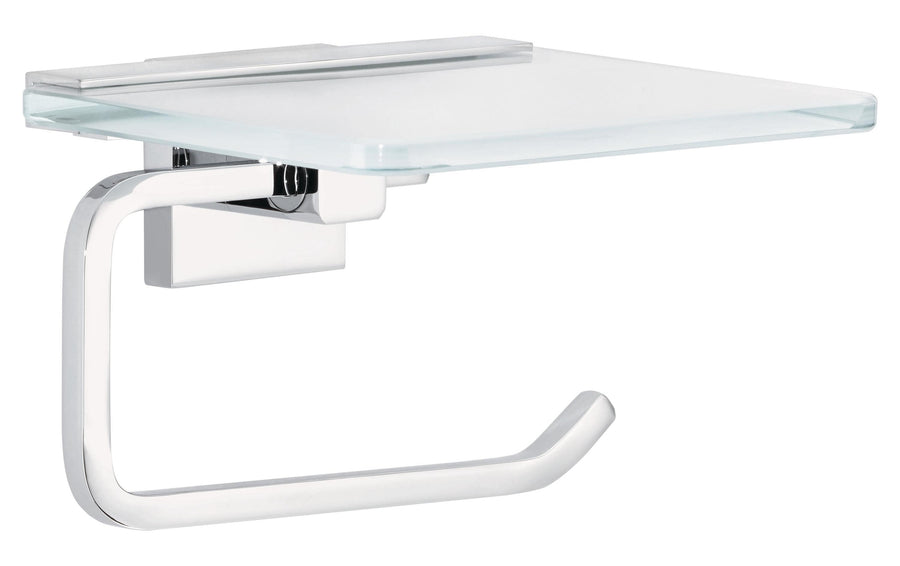 tesa Toilettenpapierhalter Deluxxe, Silber