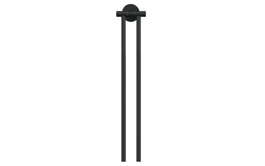 tesa Handtuchhalter 2-armig, Moon Black, Schwarz