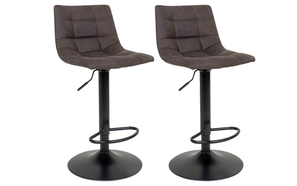 House Nordic Barhocker Middelfart Dunkelgrau/Schwarz