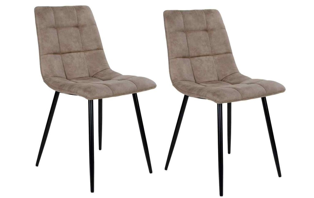 House Nordic Stuhl Middelfart Hellbraun/Schwarz
