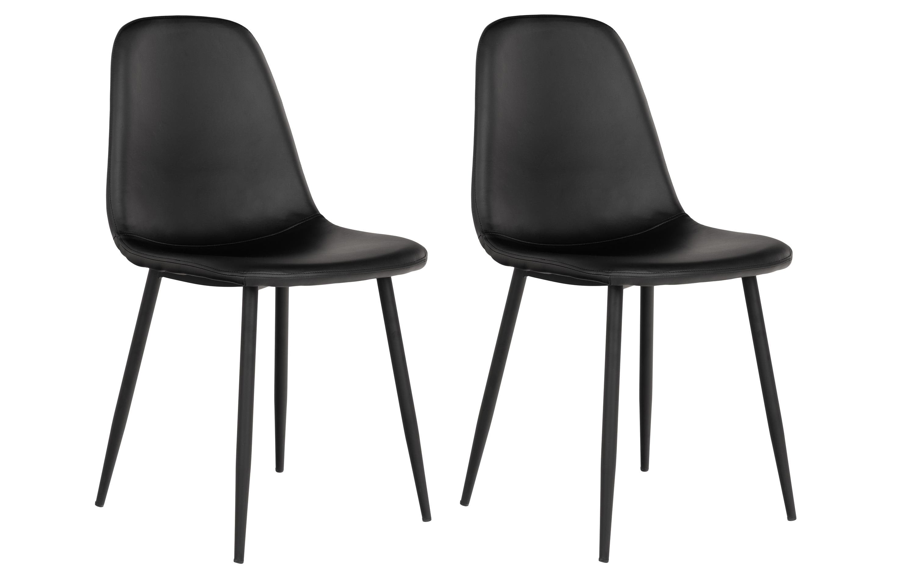 House Nordic Stuhl Stockholm 2 Stück, 86 x 50 cm, Schwarz