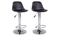 House Nordic Barstuhl Trondheim black 2Set Schwarz