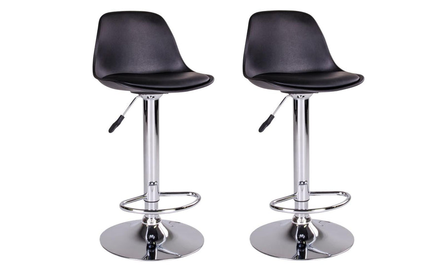 House Nordic Barstuhl Trondheim black 2Set Schwarz
