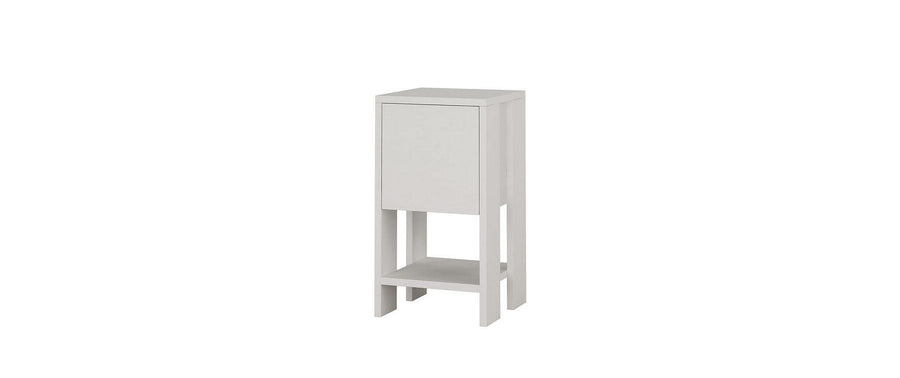 Woody Fashion Nachttisch Ema Weiss